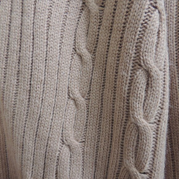 John Blair Cabled Cardigan Slouchy Grandpacore Grandpa Men's Large - Picture 4 of 5